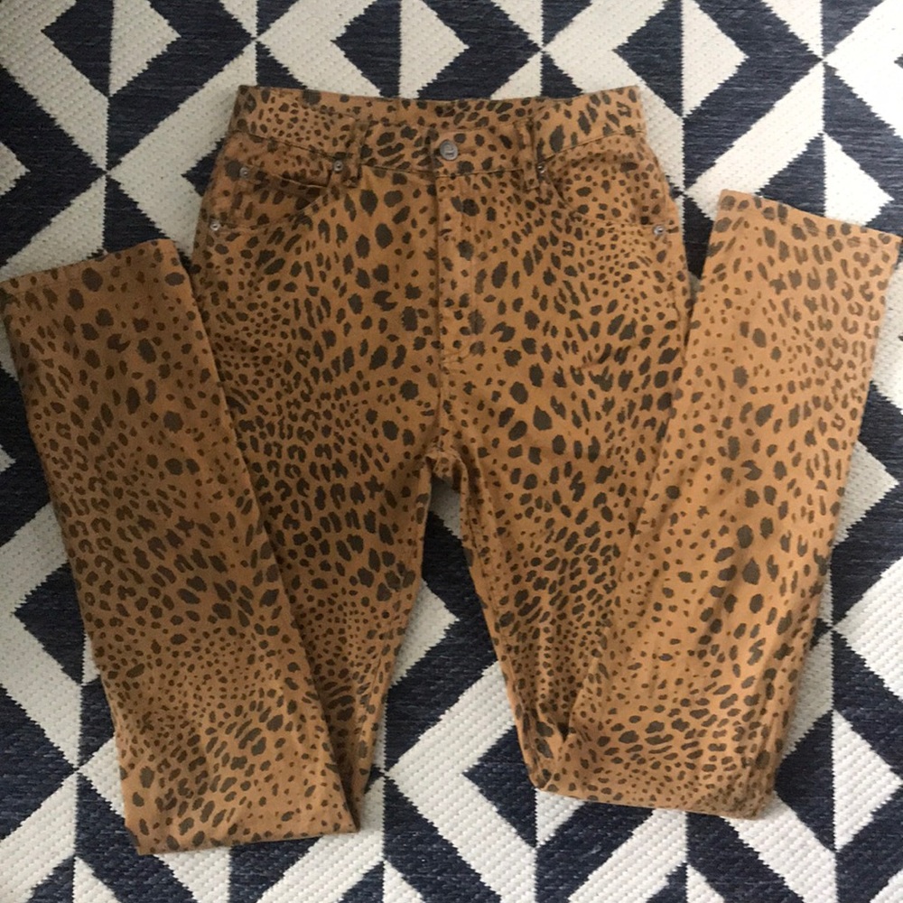Leopard print jeans by Cheap Monday